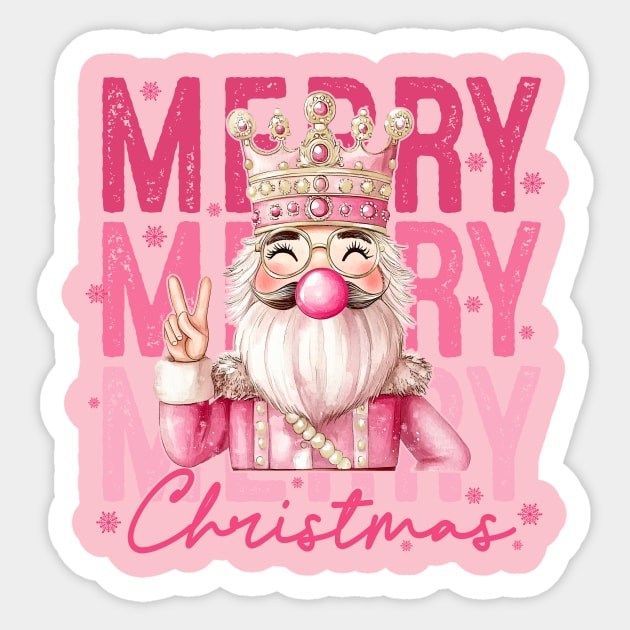 Merry Christmas Nutcracker Sticker by Teresa's Store 1